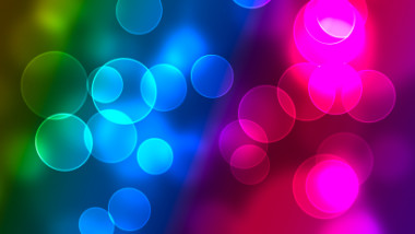 defocused colorful lights