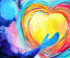Mindful Intimate Relationships Heart and Spirt illustration Featured image