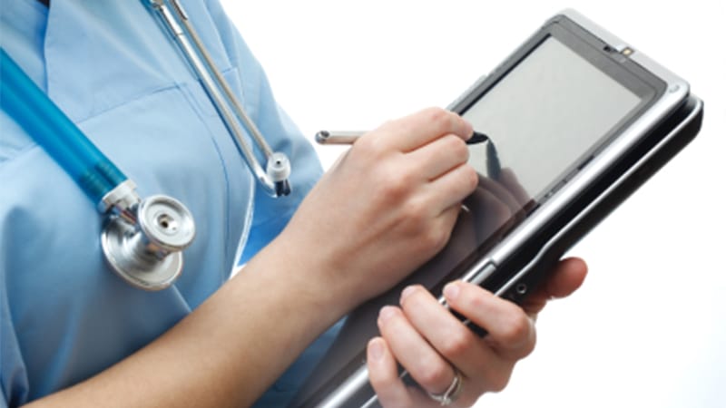 Telehealth Nursing Best Practices Woman holding tablet